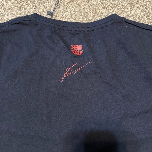 FC Barcelona Navy Messi T-Shirt Size Small - Picture 5 of 5